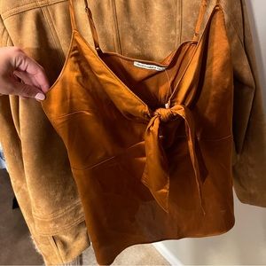 Bronze Abercrombie tank top